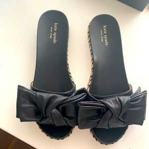 Black Kate spade sandals